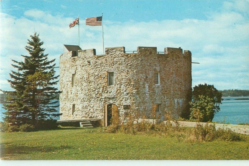 Historic Fort William Henry Pemaquid Beach, Maine ME Vintage Postcard