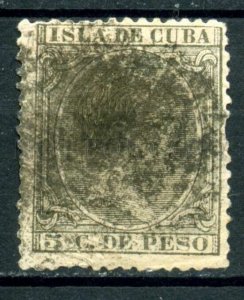 509377 CUBA 1896 year king Alfons XIII definitive stamp