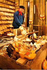 Netherlands Clogmaker In His Workshop