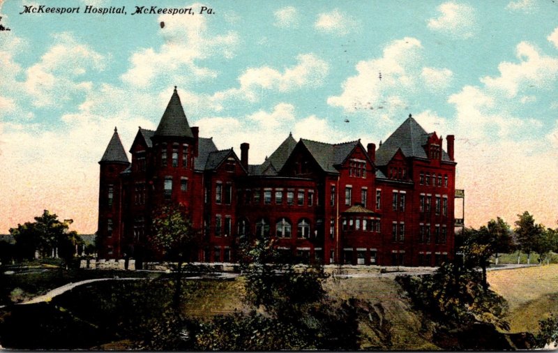 Pennsylvania McKeesport The McKeesport Hospital 1911