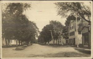 Tamworth NH Street Scene & Store c1910 Real Photo Postcard