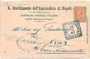 09918 Vintage postcard - NAPLES City: ADVERTISING-