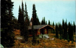 Canada Britsh Columbia Mt Revelstoke National Park Swiss Type Cabin