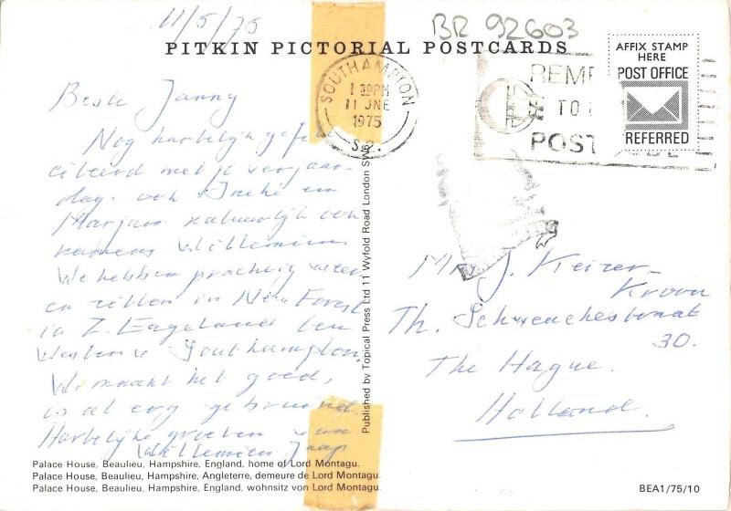 BR92603 palace house beaulieu hapshire england home of lord montagu   uk