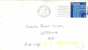 Entier Postal Postal Stationery Smiths Falls Canada