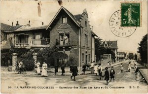 CPA La GARENNE-COLOMBES - Carrefour des Rues des Arts et du (986994)