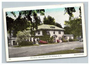 Vintage 1940's Postcard The Dairy University of New Hampshire Durham NH