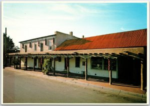 VINTAGE CONTINENTAL SIZE POSTCARD ZAMORA'S HISTORICAL MANSION ALBUQUERQUE N.M.