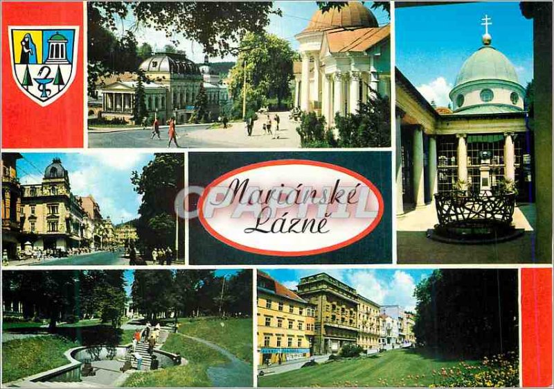 Postcard Modern Marianske Lazne Kino Kavama Alexandria