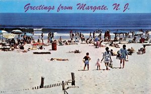 Greetings from Margate New Jersey Postcard