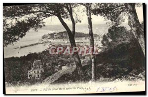 Postcard Old Nice view of the Mont Boron