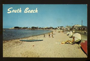 Groton Long Point, Connecticut/CT Postcard, South Beach Looking West