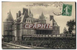 Postcard Old Bourbonnais Chateau de Randan