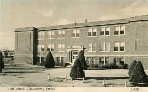 Kanas Ellsworth High School #1-165 Postcard 22-6005