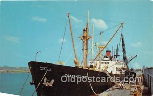 Dock Scene Pork of Lake Charles, Louisiana Ship Unused 