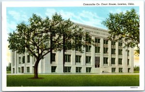 Postcard - Comanche County Court House - Lawton, Oklahoma