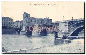 Romans sur Isere - The Old Bridge - Old Postcard