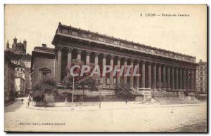 Old Postcard Lyon Place of Justice