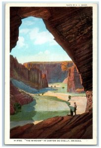 c1910's The Window In Canyon De Chelly Arizona AZ Fred Harvey Antique Postcard