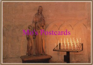 Cambridgeshire Postcard - Peterborough Cathedral, Good Shepherd Carving  RR20898