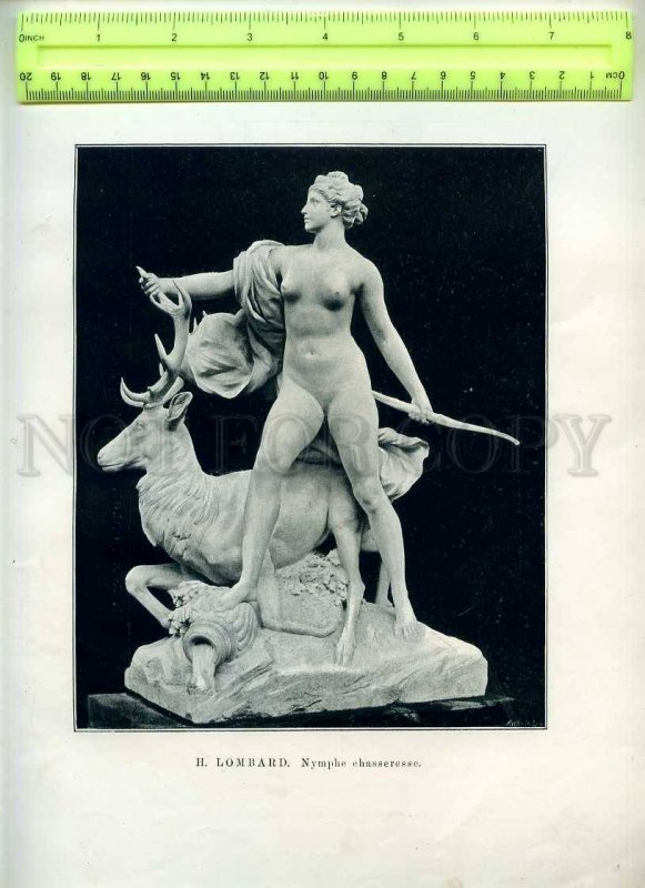 231273 FRANCE SALON 1894 LOMBARD nymph MORLON POSTER