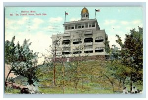 c1910 Summit House Mt. Tom Holyoke, MA Postcard F87