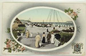 UK Teignmouth, Devon  Den, Promenade-Pier Postcard 1911
