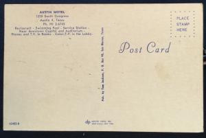 Postcard Unused Austin Motel Austin TX LB