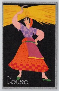 Douro Portugal Costumes Ceifeira No.61 Colorful Postcard N24