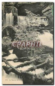 Old Postcard The source of the Wolf