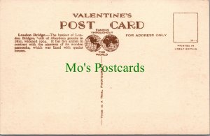 London Postcard - London Bridge Traffic, Buses RP - RS36629