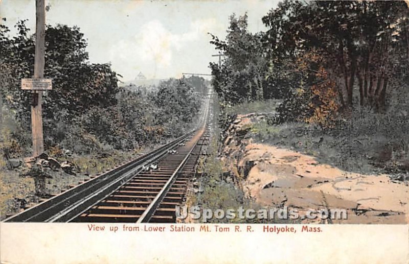 Lower Station of Mount Tom Railroad - Holyoke, Massachusetts MA  