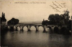 CPA LIMAY Le Vieux Pont et la Seine (617617)