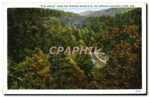 Old Postcard From The Gorge Hot Springs Mountain Hot Springs National Park Ark