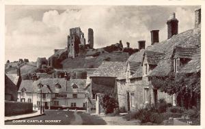 Corfe Castle, Dorset, England, Great Britain, Early Postcard, Unused