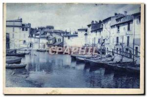 Old Postcard Les Martigues A Corner of Venice