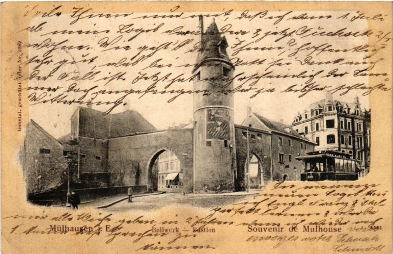 CPA AK MÜLHAUSEN - MULHOUSE - Bollwerk - Bastion (388735)