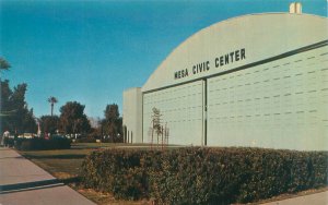 Mesa  Arizona, Civic Center Exterior  View, Vintage Chrome Postcard Unused