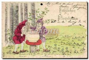 Old Postcard Elf Fantasy