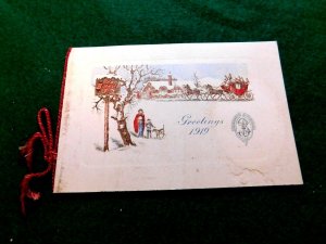 Vintage Original 1919 New York Hotel Biltmore Christmas Card