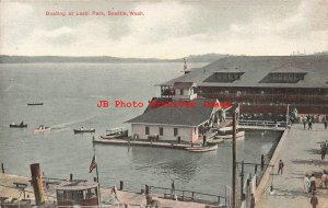 WA, Seattle, Washington, Leshi Park, Boating, Boat House