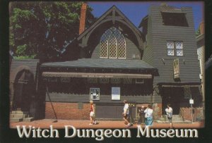 Witch Trials Dungeon Museum Wicca Salem USA Witchcraft Postcard