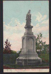 New Hampshire CONCORD Hannah Dustin Monument pm1907 ~ DB