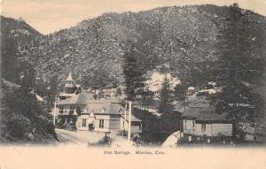 Manitou Colorado Iron Springs Scenic View Antique Postcard J60301