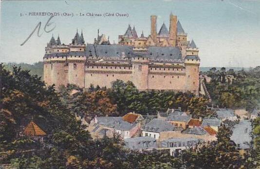France Pierrefonds Le Chateau Cote Ouest