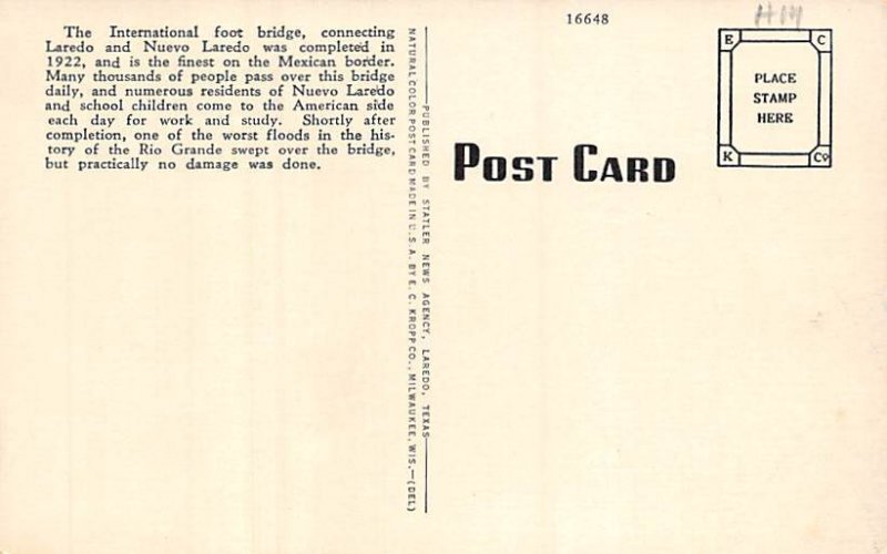 International Bridge - Laredo, Texas TX