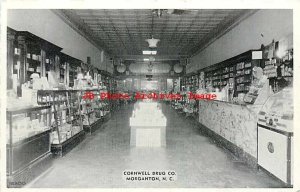 NC, Morgantown, North Carolina, Cornwell Drug Store, Interior, Asheville PC