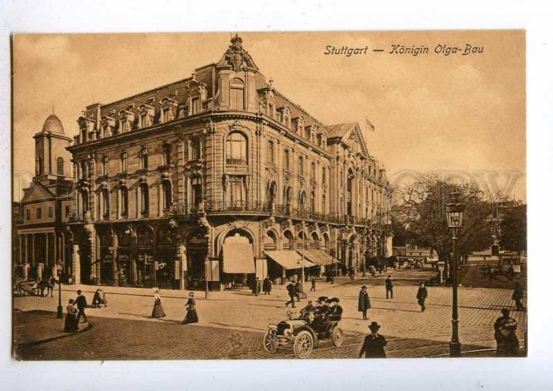 192014 GERMANY STUTTGART Hotel Konigin Olga Bau ADVERTISING