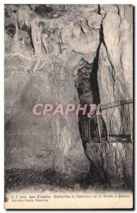 Old Postcard The Ladders Stalactites a L & # 39Inferieur Grotto has gallery