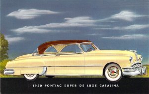 1950 Pontiac Super De Luxe Catalina , Car Dealership Advertising, Old Post Card